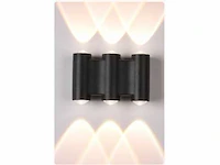 8 x bidirectionele led wandlamp – 6w – 3500k warm wit – ip54 – sw-47-3