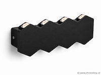 8 x bidirectionele led wandlamp – 8w – 3500k warm wit – ip54 – sw-51-4 - afbeelding 2 van  4