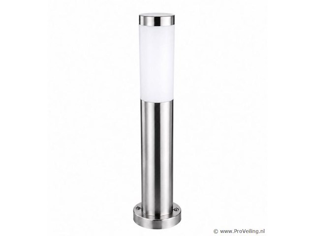 8 x buitenlamp tuinpaal – e27 – chroom – ip44 – 500mm – defne-4 - afbeelding 2 van  5