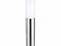 8 x buitenlamp tuinpaal – e27 – chroom – ip44 – 500mm – defne-4 - afbeelding 2 van  5