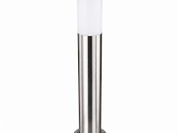 8 x buitenlamp tuinpaal – e27 – chroom – ip44 – 800mm – defne-5 - afbeelding 2 van  5