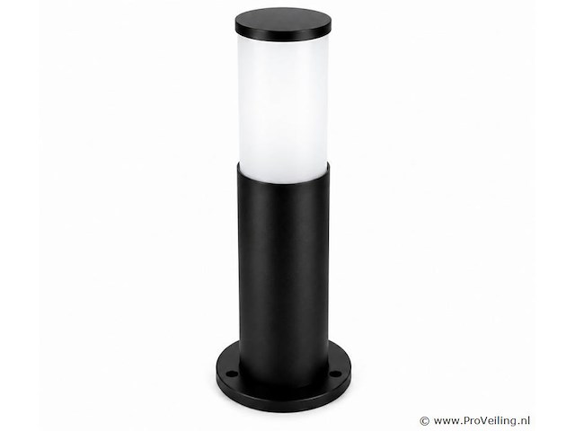 8 x buitenlamp tuinpaal – e27 – zwart – ip44 – 300mm – kavak-3 - afbeelding 2 van  5