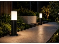 8 x buitenlamp tuinpaal – e27 – zwart – ip44 – 300mm – kavak-3 - afbeelding 12 van  15
