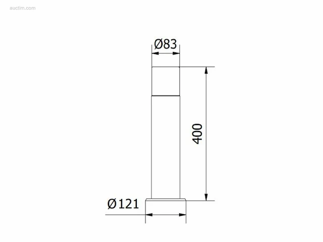 8 x cortona 40 buiten lamp zwart - afbeelding 5 van  7