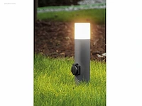 8 x cortona 40 schuko buiten lamp zwart - afbeelding 8 van  8