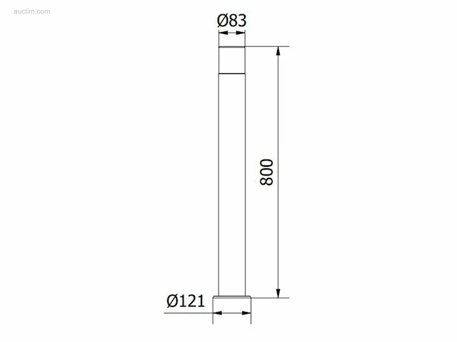 8 x cortona 80 buiten lamp zwart - afbeelding 5 van  9