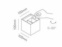 8 x cube motion sense wand armaturen zwart - afbeelding 7 van  9