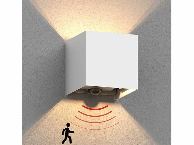 8 x cube motion sense wandarmatuur wit - afbeelding 1 van  11