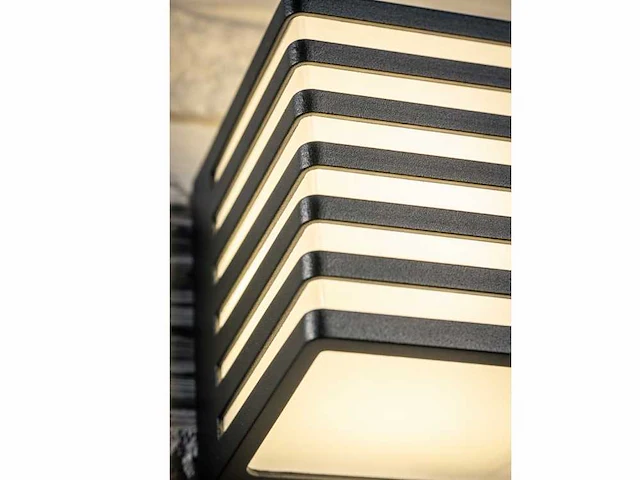 8 x cube opal buiten wandlamp zebra - afbeelding 2 van  5