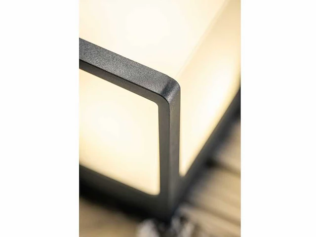 8 x cube opal buiten wandlamp zwart - afbeelding 7 van  8