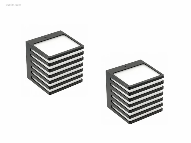 8 x cube opal zebrano wand armaturen - afbeelding 3 van  5