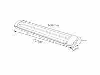 8 x dubbele tl armatuur 120cm – ip65 waterdicht – master - afbeelding 3 van  3