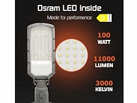 8 x g-tec dak pro 100 straatlantaarn led lampen 3000k - afbeelding 7 van  11