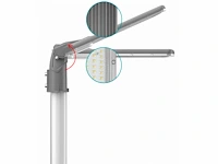 8 x g-tec dak pro 100 straatlantaarn led lampen - afbeelding 3 van  13