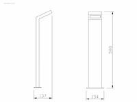 8 x gt 60 design grond lamp zwart - afbeelding 3 van  10