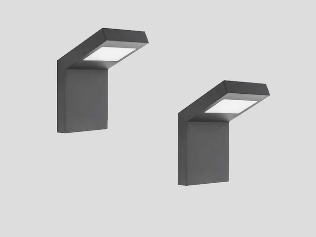 8 x gt 60 design wand lamp zwart - afbeelding 6 van  7