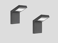 8 x gt 60 design wand lamp zwart - afbeelding 6 van  7