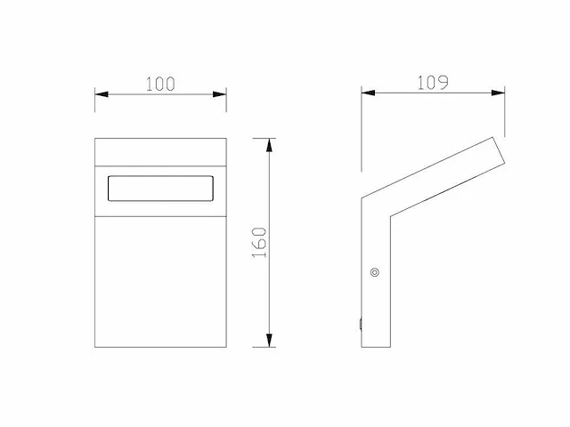 8 x gt 60 design wand lamp zwart - afbeelding 1 van  7
