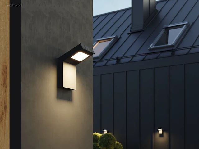 8 x gt 60 design wand lamp zwart - afbeelding 1 van  7