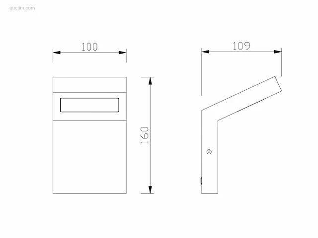 8 x gt 60 design wand lamp zwart - afbeelding 4 van  7