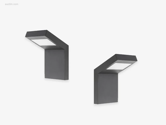 8 x gt 60 design wand lamp zwart - afbeelding 1 van  7