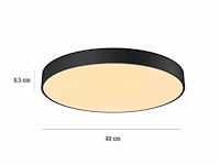 8 x gt ato plafond led lamp zwart ip54 - afbeelding 4 van  5