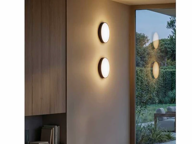 8 x gt ato plafond led lamp zwart ip54 - afbeelding 5 van  5