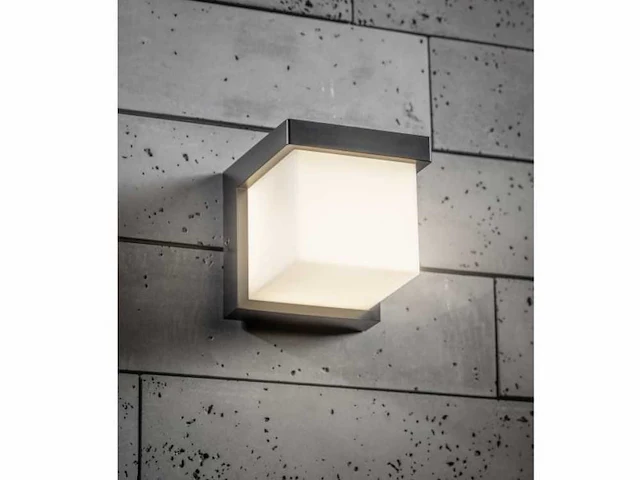 8 x gt trope led wand armatuur zwart - afbeelding 2 van  7