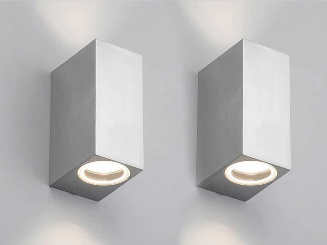 8 x gt walilight eco wand lampen rvs - afbeelding 3 van  7