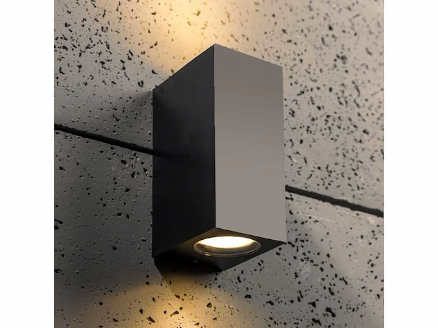 8 x gt walilight eco wand lampen zwart - afbeelding 6 van  7