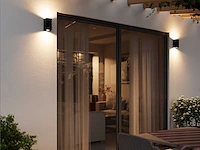 8 x gt walilight eco wand lampen zwart - afbeelding 2 van  7