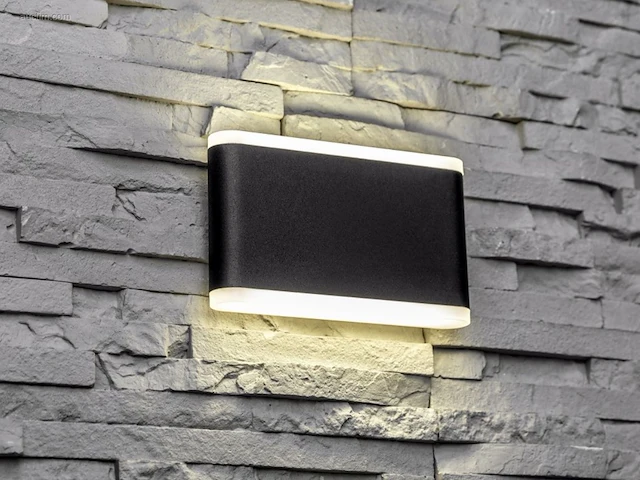 8 x gt walla design wand armatuur zwart - afbeelding 2 van  5