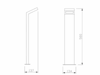 8 x gt60 grond lampen zwart - afbeelding 2 van  9