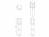 8 x keni 80 buiten lamp zwart - afbeelding 4 van  8