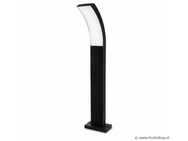 8 x led buiten sokkel lamp – 12w – 4200k neutraal wit - zwart – ip65 – prestige-3 - afbeelding 2 van  5