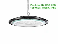 8 x led highbay pro line slim 100 watt