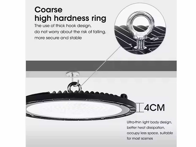 8 x led highbay pro line slim 100 watt - afbeelding 6 van  10