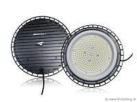 8 x led highbay ufo – 250w – 4000k neutraal wit – ip65 – agree-250 - afbeelding 4 van  5