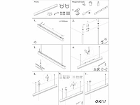 8 x led lineaire hanglamp – 35w – 120cm – ip20 – zwart – inclusief montageset - afbeelding 4 van  5