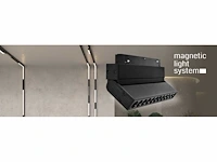 8 x led lineaire spot voor magnetische rail – 48v – 12w – 4000k neutraal wit – alfa - afbeelding 3 van  5