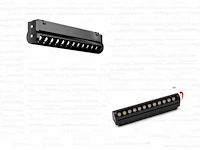 8 x led lineaire spot voor magnetische rail – 48v – 12w – 4000k neutraal wit – libra - afbeelding 2 van  4