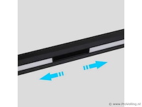 8 x led lineaire spot voor magnetische rail – 48v – 15w – 4000k neutraal wit – mora - afbeelding 4 van  5
