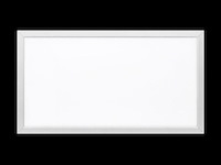 8 x led paneel 24w – 3000k warm wit - 595x295mm – ip20 – zodiac-24 - afbeelding 3 van  5
