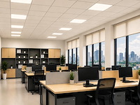 8 x led paneel 45w – 4200k neutraal wit - 595x595mm – ip20 – galaksi - afbeelding 1 van  5