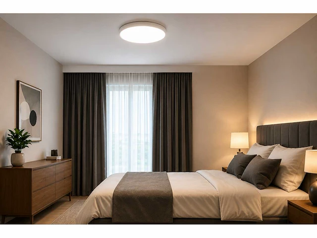 8 x led plafondlamp 32w – 3cct verstelbaar - wit – ip20 – hazel-32 3cct - afbeelding 1 van  5