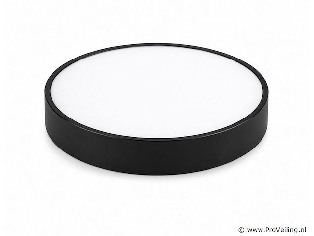 8 x led plafondlamp 32w – 3cct verstelbaar - zwart – ip20 – hazel-32 3cct - afbeelding 2 van  5