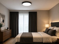 8 x led plafondlamp 32w – 3cct verstelbaar - zwart – ip20 – hazel-32 3cct - afbeelding 1 van  5