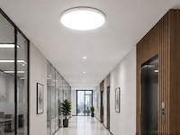 8 x led plafondlamp 40w – 3cct verstelbaar - wit – ip20 – hazel-40 3cct - afbeelding 1 van  5