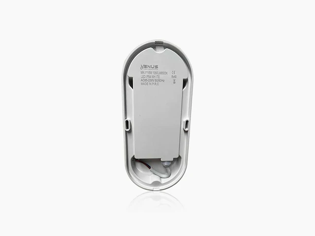 8 x led plafondlamp met sensor – ovaal – 15w – 6500k koud wit - afbeelding 2 van  3