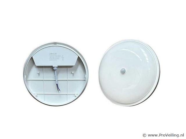8 x led plafondlamp met sensor – rond – 20w – 6500k koud wit - afbeelding 3 van  4